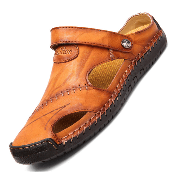 Chris -  Orthopedic leather sandals