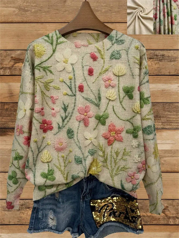 Pensy | Women's Floral Sweater