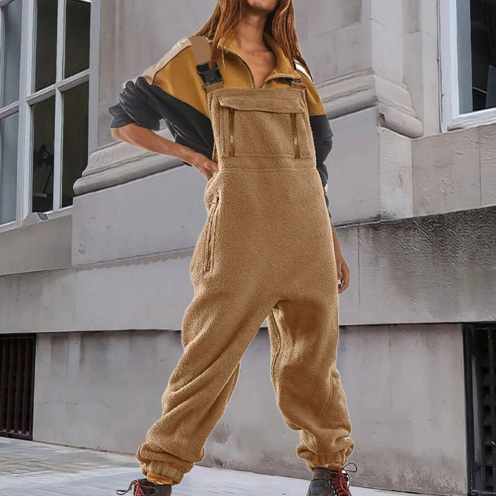 Antonella - Adjustable Corduroy Fleece Jumpsuit - Bond Bristol