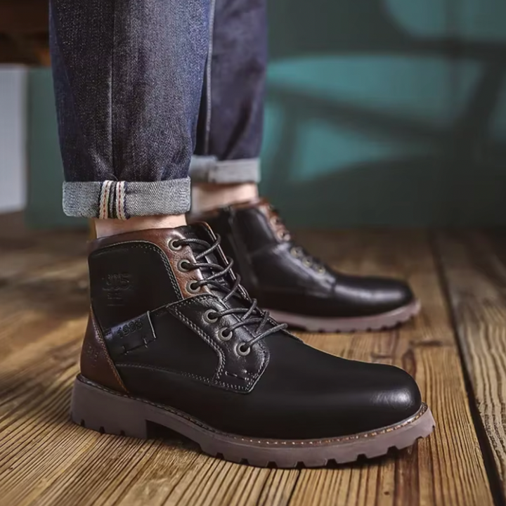 Ron | Vintage Leather Boots