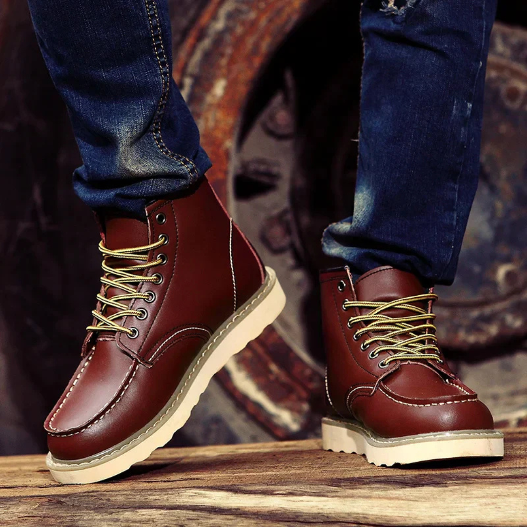 Cole - Vintage Leather Boots