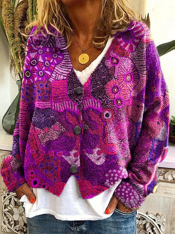 Nymara - Purple Soft Cardigan