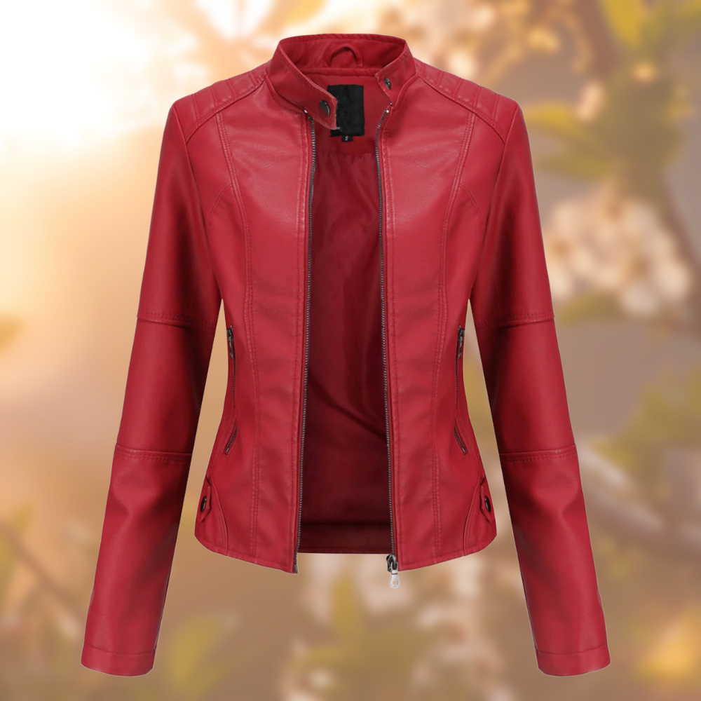 Agata - Essential Leather Jacket - Bond Bristol