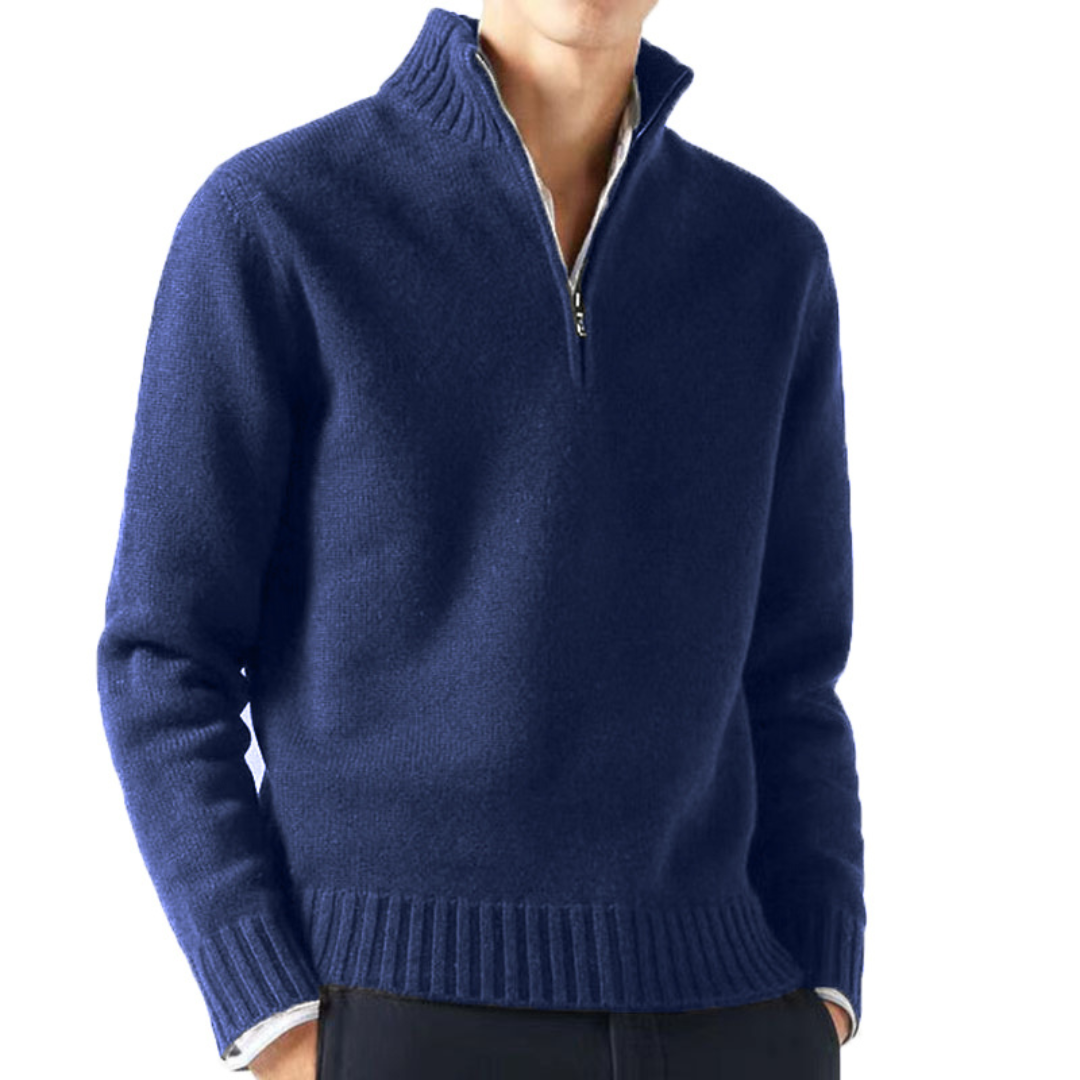 Michele - Men's Zip-Up Sweater - Bond Bristol