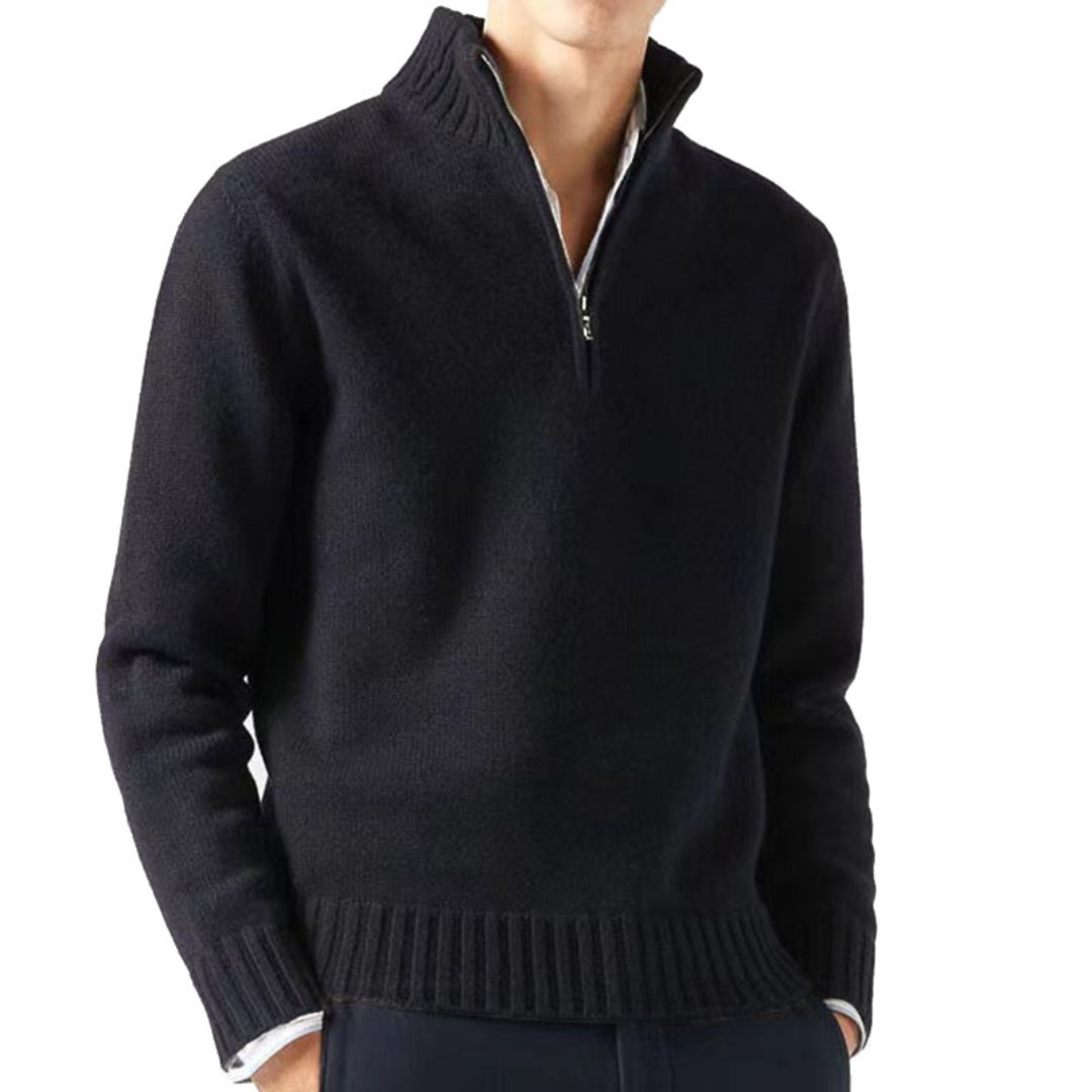 Michele - Men's Zip-Up Sweater - Bond Bristol