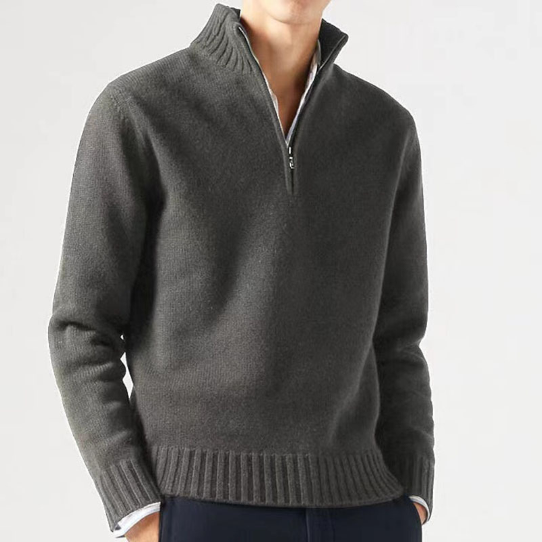 Michele - Men's Zip-Up Sweater - Bond Bristol