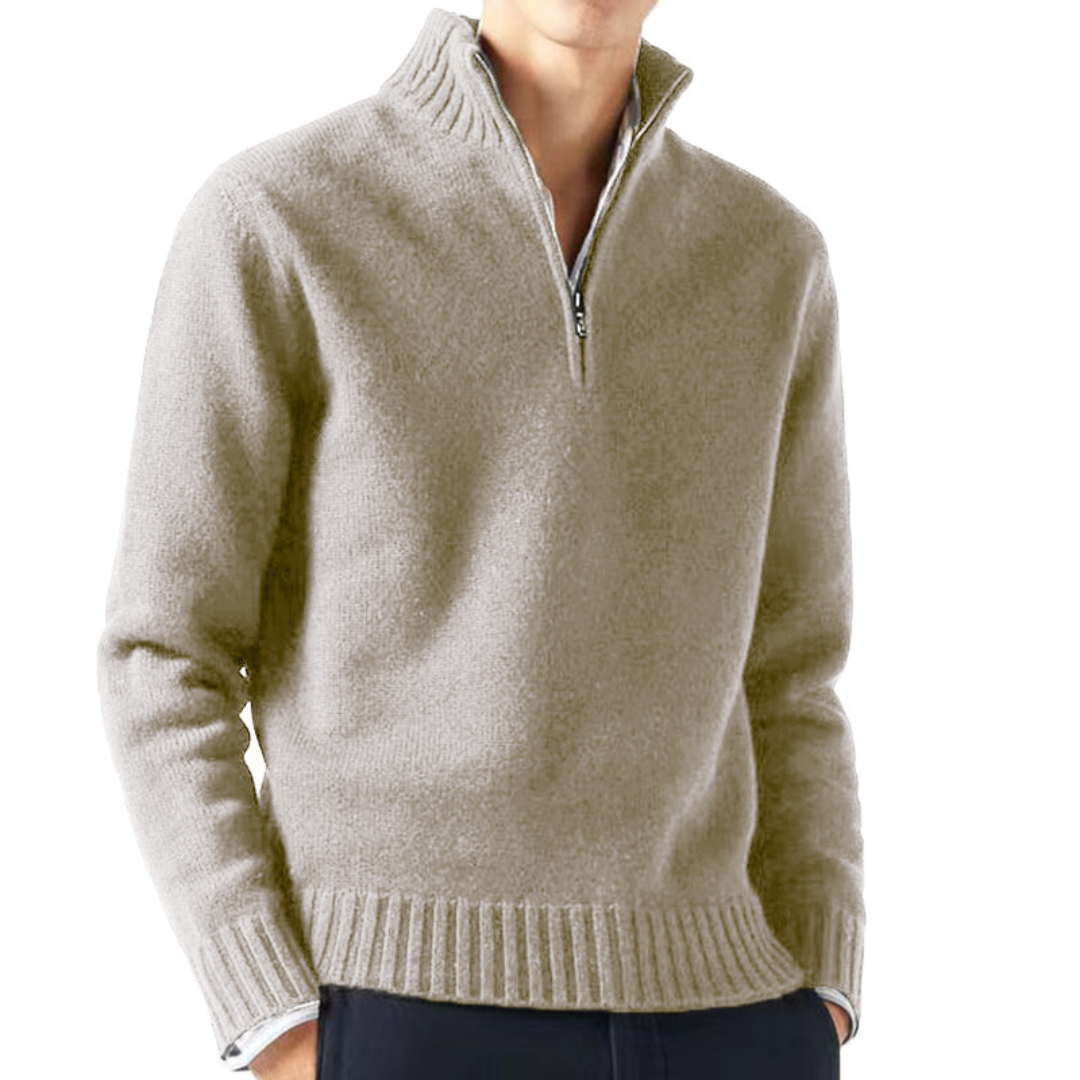 Michele - Men's Zip-Up Sweater - Bond Bristol