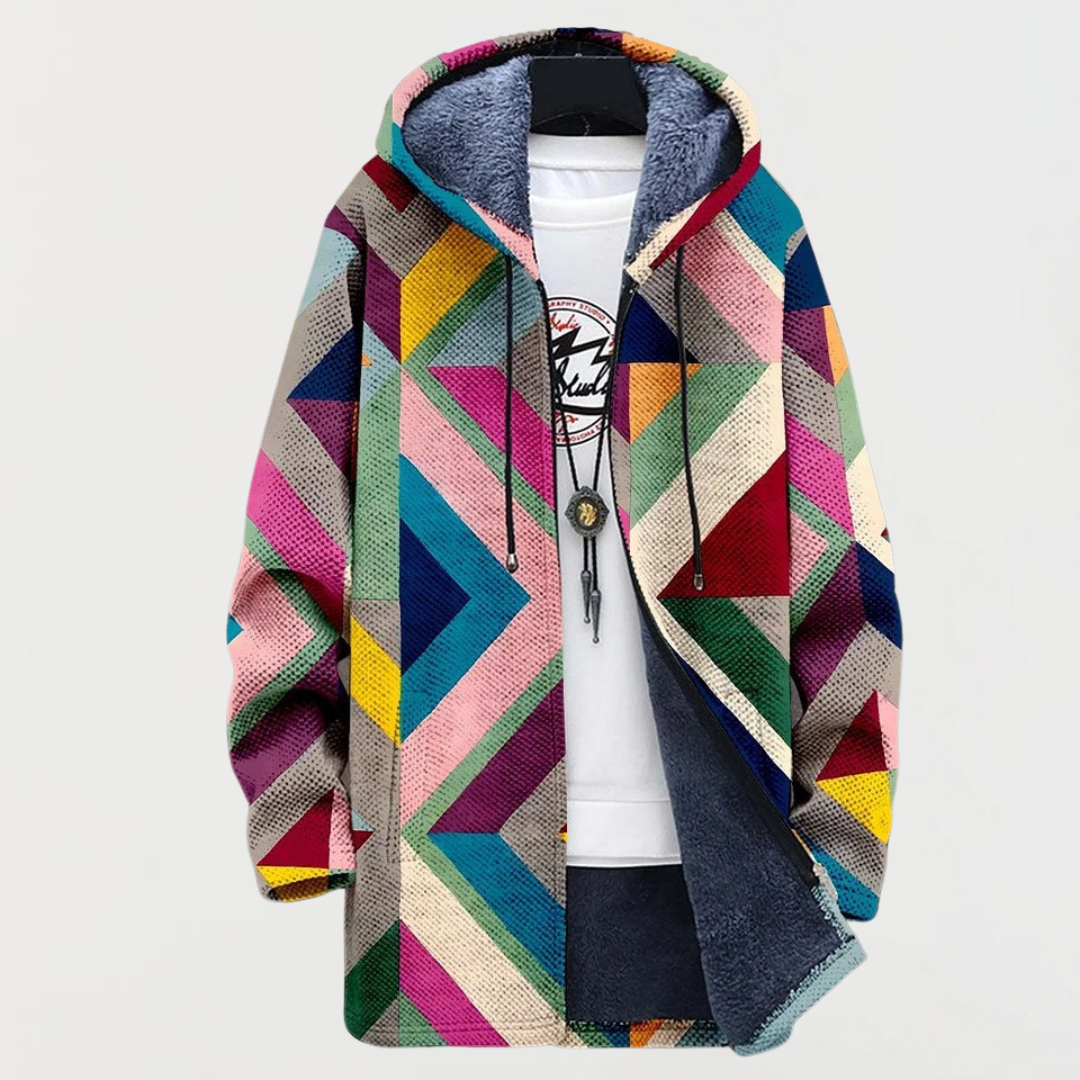 GeoVogue - Premium Geometric Design Jacket - Bond Bristol