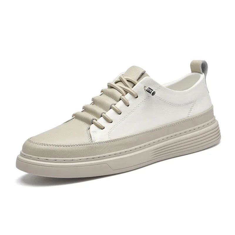 Urban Tempo - Textured Leather Sneakers - Bond Bristol